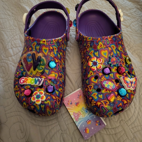 NIB Crocs Lisa Frank Adult Women’s 10/Men's 8 - Picture 12 of 13